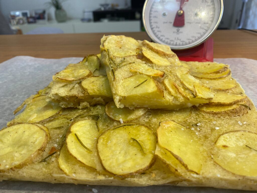 Schiacciata di patate senza glutine